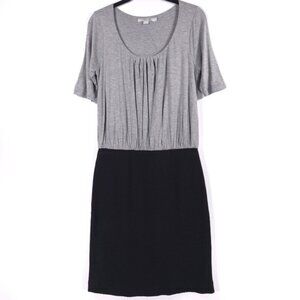 Boden Tone Pleated Flare Shirt Dress Pullover Textured Skirt WH495 Size US 6R